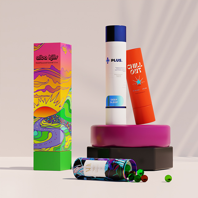 Tube and Box Packaging Design